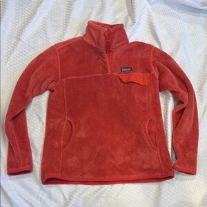 Patagonia Coral red Fleece Jacket
